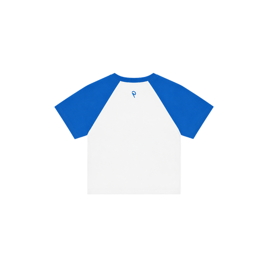 Groove Signature Baby Tee "Blue/White"
