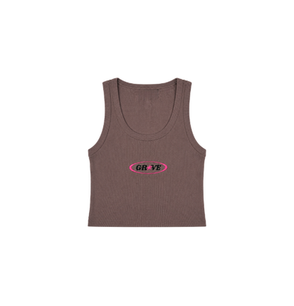 Groove Signature Tank Top Brown