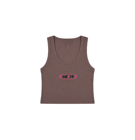 Groove Signature Tank Top Brown