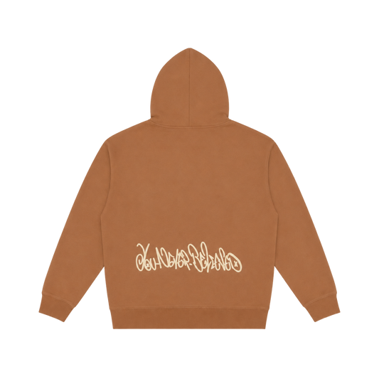 Brown Groove Hoodie "YouNeverBelieved"