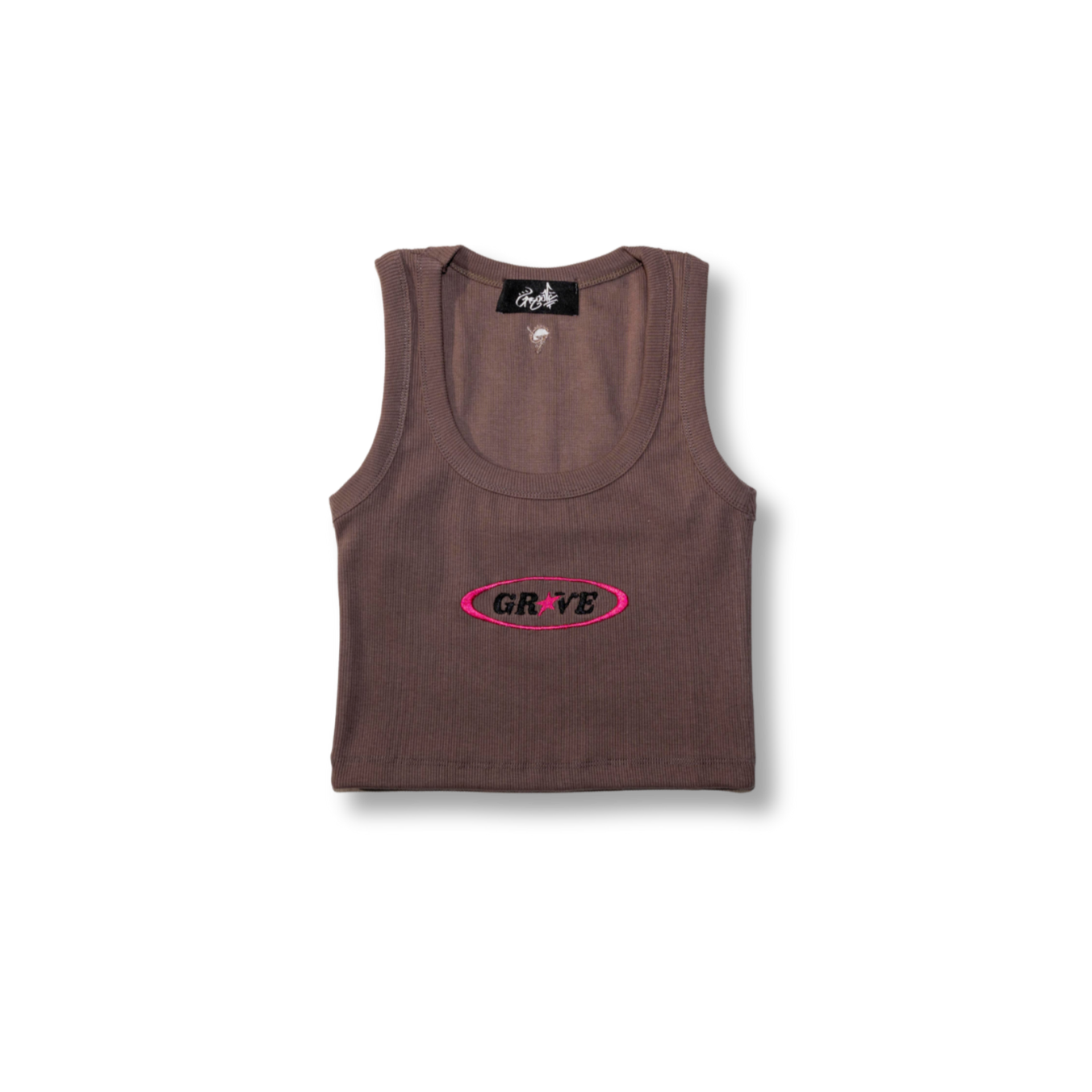 Groove Signature Tank Top Brown